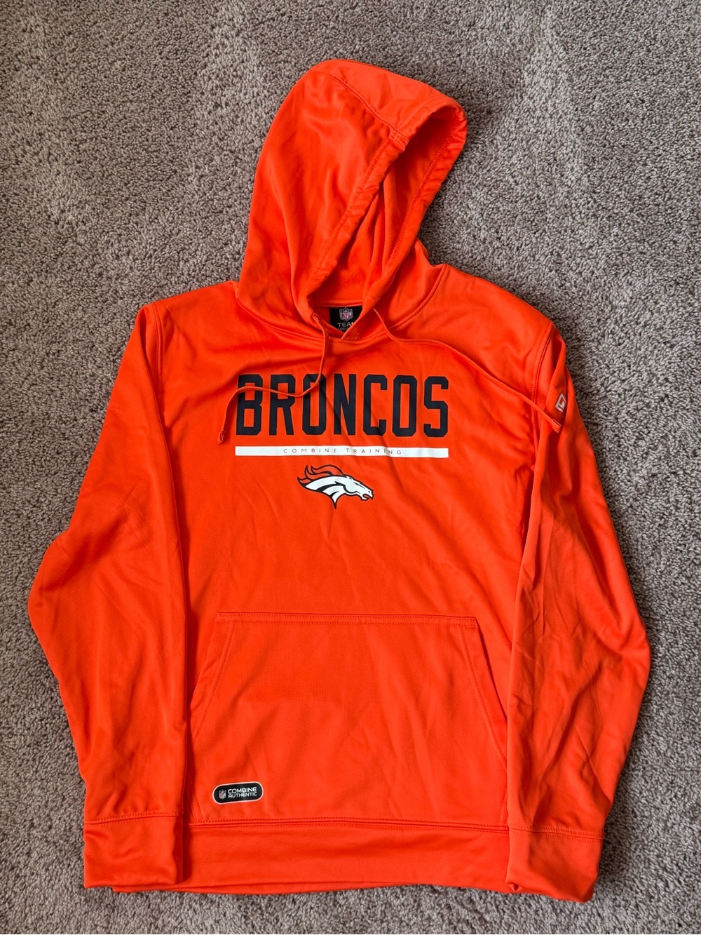 Denver Broncos Orange Hoodie